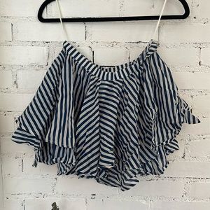 Delia’s mini ruffle skirt